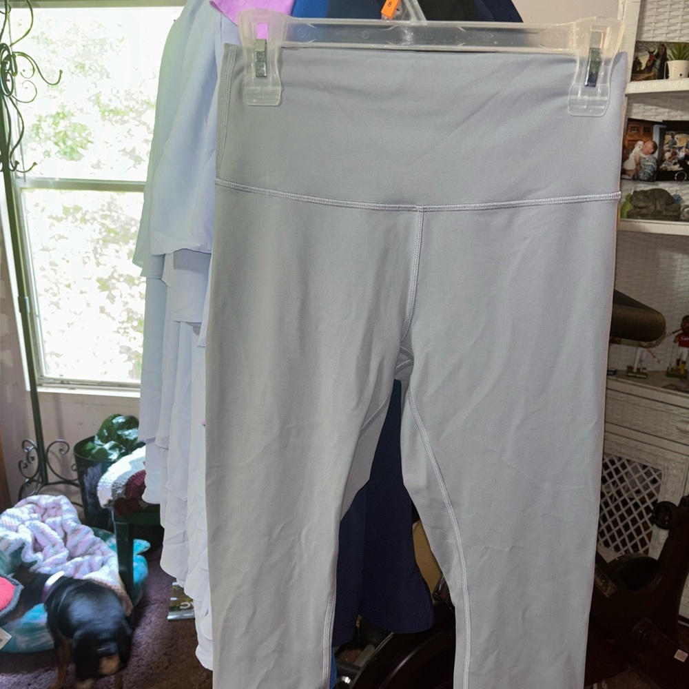 Lululemon rhino grey wunder train high rise leggings 25inseam